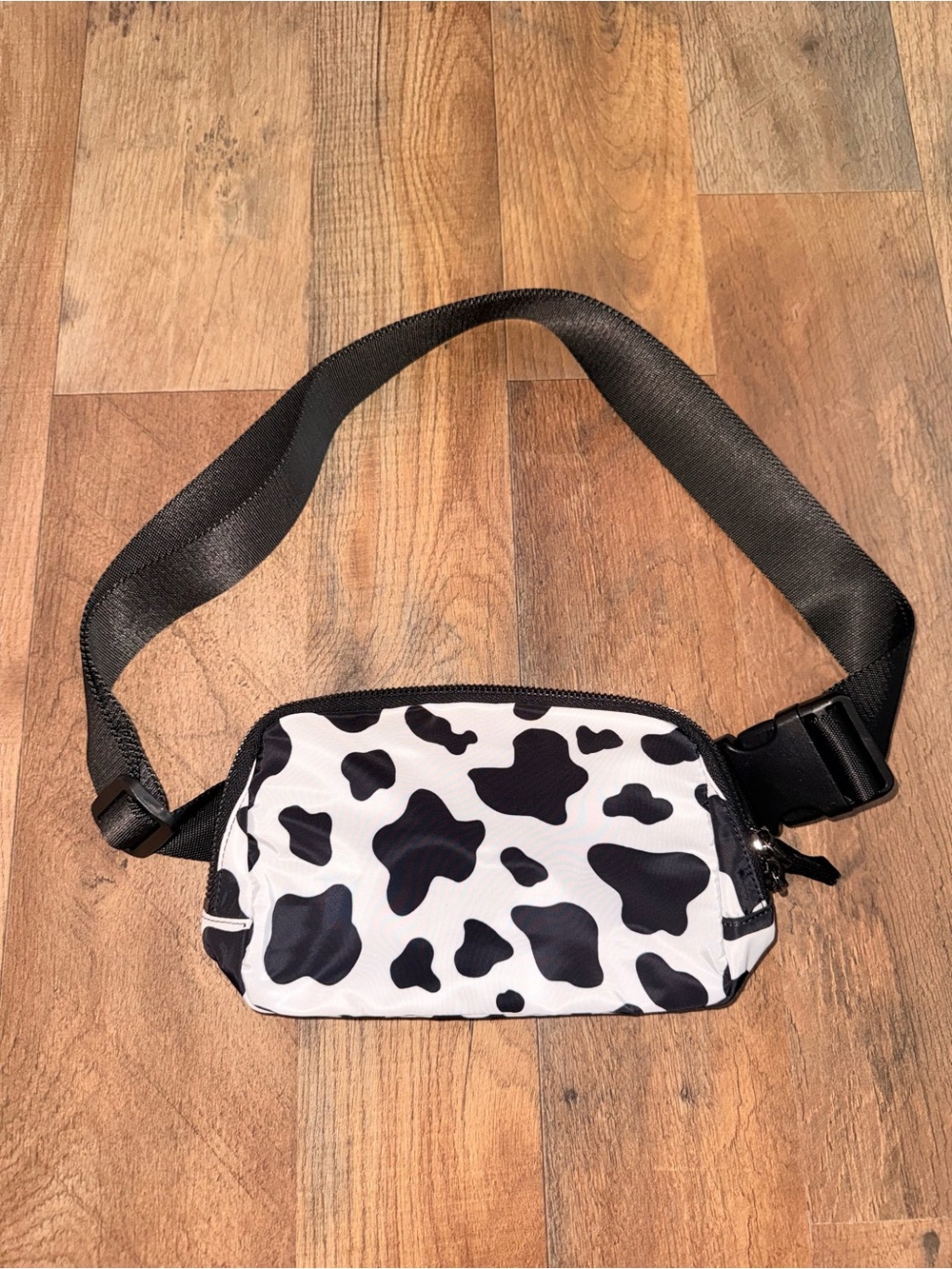 Cow Print Crossbody Belt Bag